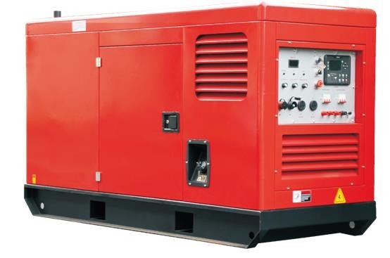3 เฟส 400A เครื่องกำเนิดไฟฟ้าดีเซลแบบเงียบแผงควบคุม LCD DC12V Electric Start