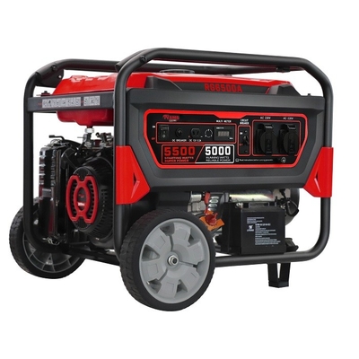 เครื่องกำเนิดไฟฟ้าแบบพกพาเบนซิน 5kw CE EPA CARB ได้รับการอนุมัติ