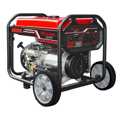 5.0kw แผง B เครื่องกำเนิดไฟฟ้าแบบพกพาเบนซิน 389cc Displacement