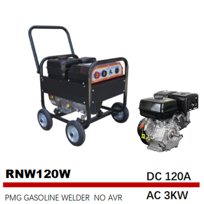 RNW120W เบนซิน 120 แอมป์เครื่องเชื่อมเครื่องกำเนิดไฟฟ้า AC 3kw แม่เหล็กถาวร