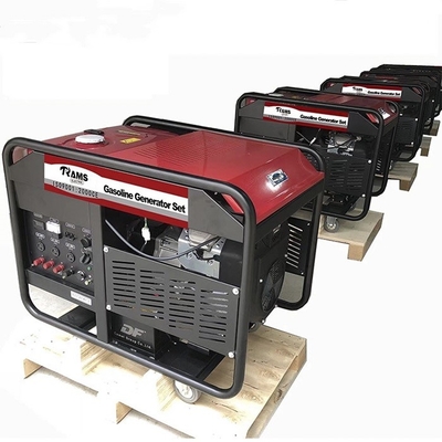 V TWIN 18KW เครื่องกำเนิดไฟฟ้ากำลังสูงแบบพกพา 15000W กำลังไฟ 999CC Displacement