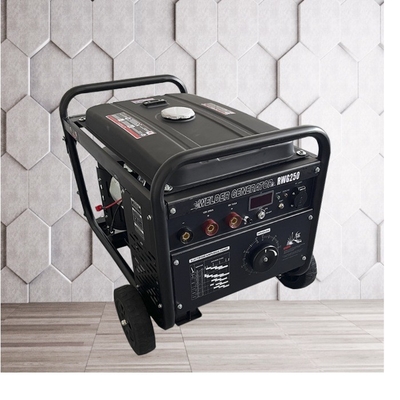 AC 3kw เบนซิน 210A อุปกรณ์เชื่อมอาร์คโลหะแบบแมนนวล 15HP เครื่องเชื่อมเครื่องยนต์