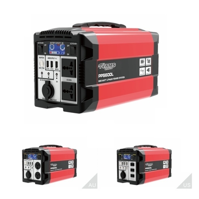 7.2 กก. PPS600L แหล่งจ่ายไฟสำรองแบตเตอรี่ 600w Portable Power Station