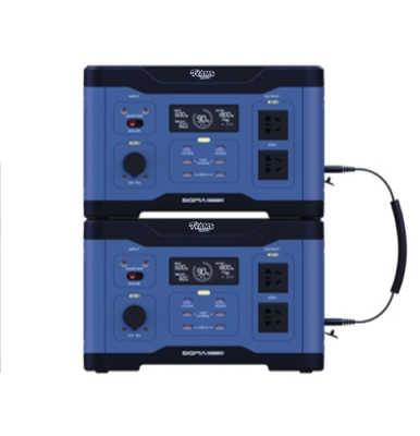 PD65W แบบพกพา Outdoor Power Station 600W Mid พร้อม LCD Dynamic Display