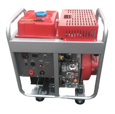 เครื่องเชื่อมเครื่องกำเนิดไฟฟ้าดีเซล 250A กระบอกเดียว Fouer stroke บังคับอากาศเย็น