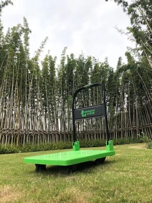 รถเข็นดอลลี่แบบมีแท่นพับได้ทนต่อการสึกหรอพร้อมล้อ SILENT 330KG Heavy Duty