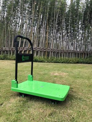 รถเข็นดอลลี่แบบมีแท่นพับได้ทนต่อการสึกหรอพร้อมล้อ SILENT 330KG Heavy Duty