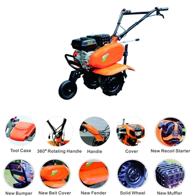GT750-H เครื่องไถพรวนดินแบบสายพานขนาดเล็ก 600 - 750 มม. ความกว้างการไถพรวน