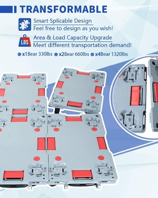 รถเข็นเต่าพับได้น้ำหนักเบา 150 กก. รถเข็นกระเป๋าพับได้ CE ISO9001