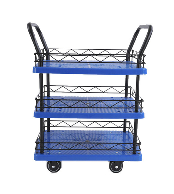 ที่เท้าแขนคู่ขนาด 330 กก. รถเข็นโรลลิ่งส 3 ชั้นพร้อม Caters เป่าลมเงียบ 4 ตัว