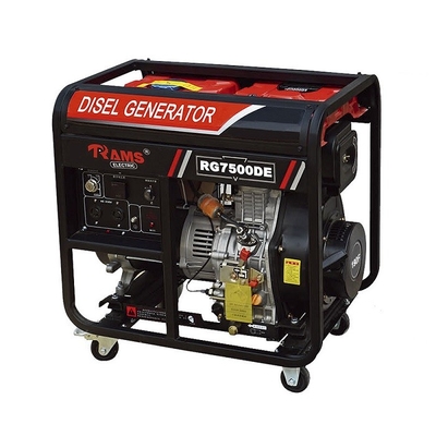 190FD เครื่องกำเนิดไฟฟ้าแบบพกพา 60HZ 6kw เครื่องกำเนิดไฟฟ้าดีเซล 120V 220V 240V