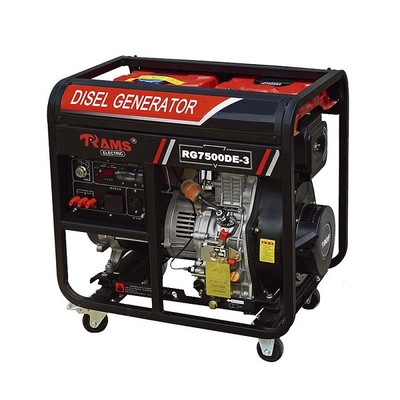 190FD เครื่องกำเนิดไฟฟ้าแบบพกพา 60HZ 6kw เครื่องกำเนิดไฟฟ้าดีเซล 120V 220V 240V