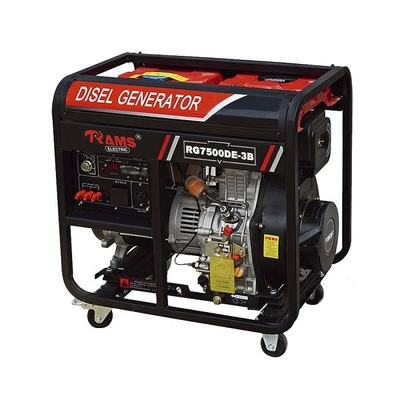 190FD เครื่องกำเนิดไฟฟ้าแบบพกพา 60HZ 6kw เครื่องกำเนิดไฟฟ้าดีเซล 120V 220V 240V