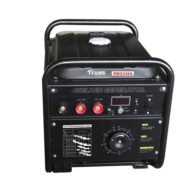 เครื่องกำเนิดไฟฟ้าเชื่อมเบนซิน 25L 250A แก๊สขับเคลื่อนความถี่กลาง PMG