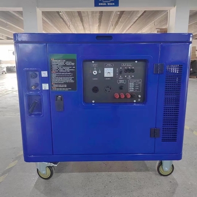 เครื่องกำเนิดไฟฟ้าเงียบแบบพกพา 220V 110V 120V 7.5kw พร้อมหลังคากันเสียง