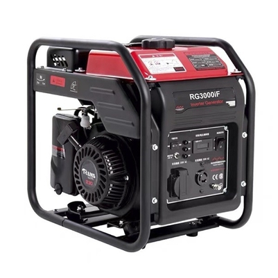 เครื่องกำเนิดไฟฟ้าอินเวอร์เตอร์ดิจิตอล 50HZ โครงสร้างที่กะทัดรัด 139CC 3kw Generator