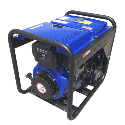 เครื่องกำเนิดไฟฟ้าเชื่อมดีเซลแม่เหล็กถาวร PMG 210A GTAW Electric Start