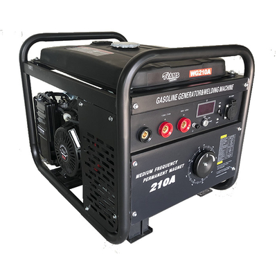 RWG210AC 210A เครื่องเชื่อมอาร์คไฟฟ้าเครื่องกำเนิดไฟฟ้าเบนซิน 15HP Engine