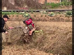 รถไถเดินตามขนาดเล็ก 4-WD-ขับเคลื่อนด้วยตัวเอง 180 มม. #directconnecte#MiniPowerTiller#Easyclimb